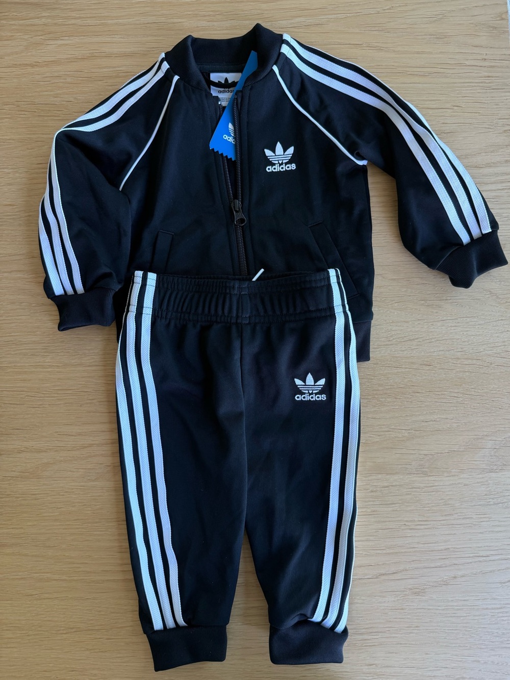 NWT Adidas Baby Superstar Track Suit - 9 Months